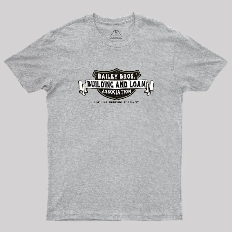 Bailey Bros. Building & Loan Geek T-Shirt Gym