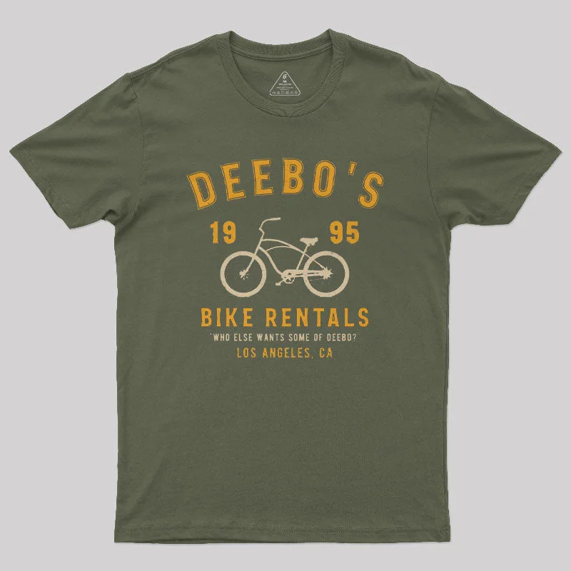 Deebo's Bike Rentals Geek T-Shirt Feminine Women's Style 