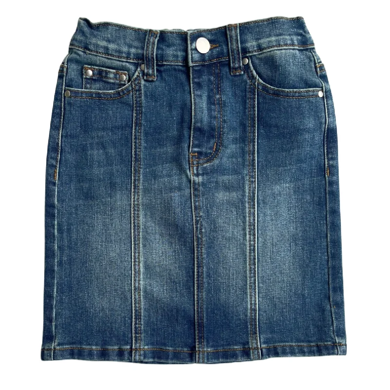 GIRLS Wrenley Panel Denim in Vintage Wash