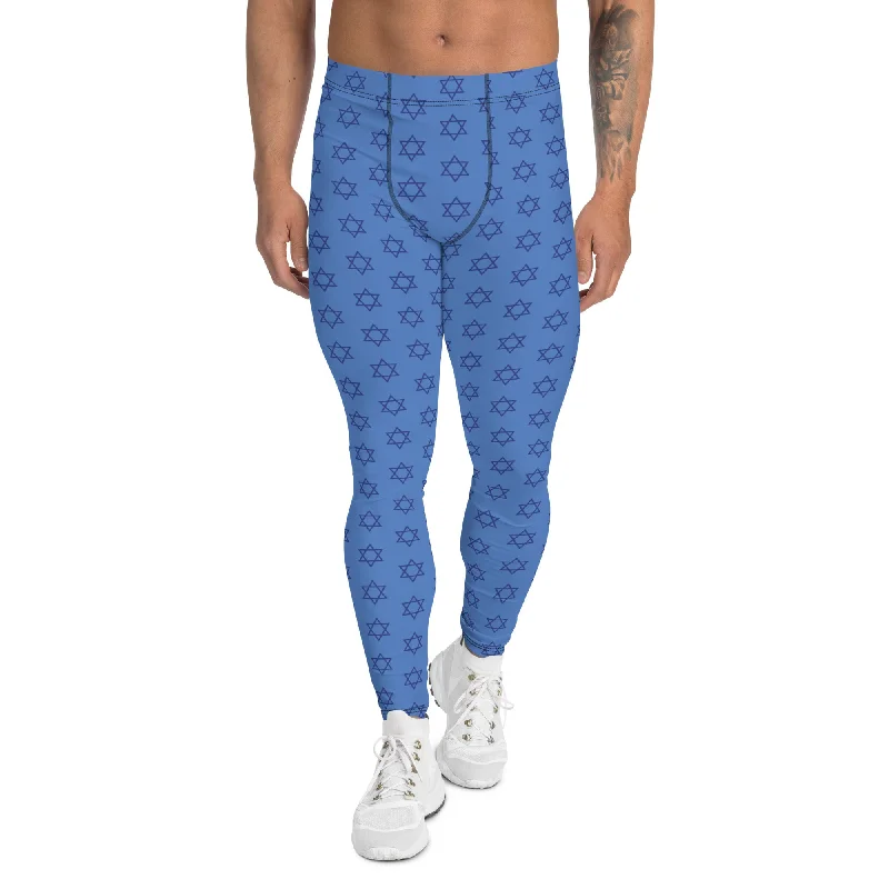 Hanukkah Print Men's Leggings