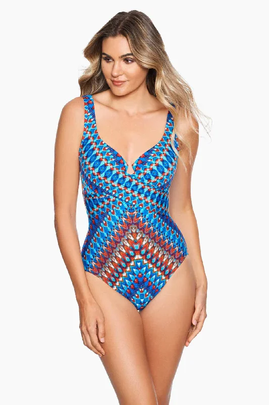 Nepali Criss Cross Escape One Piece Swimsuit