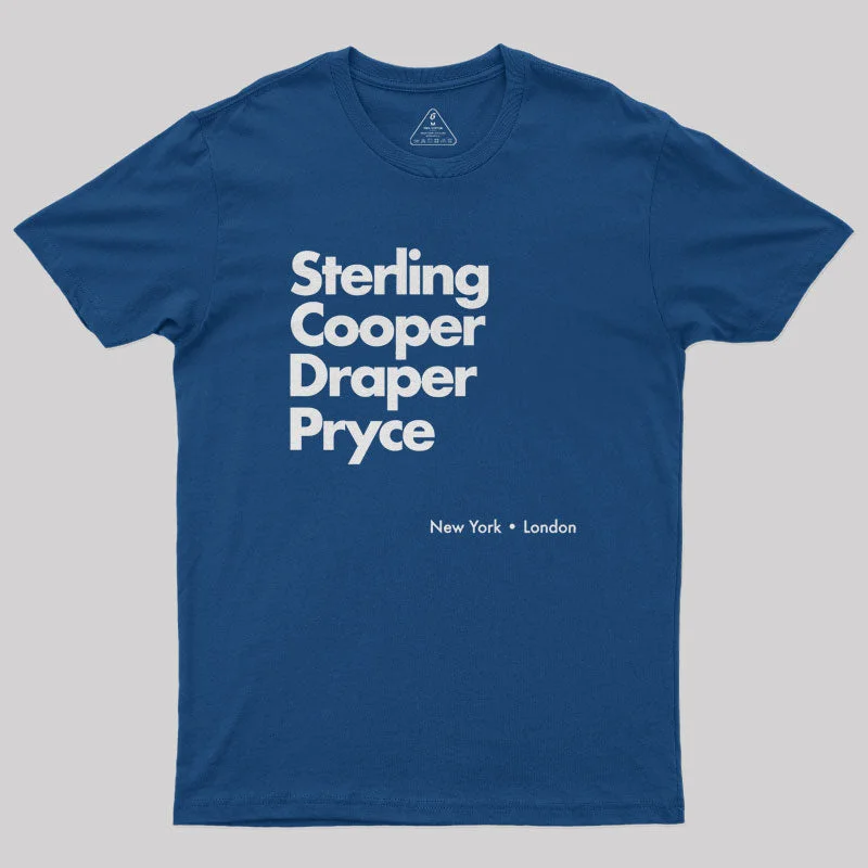 Sterling Cooper Draper Pryce Geek T-Shirt Athletic Women's High - 
