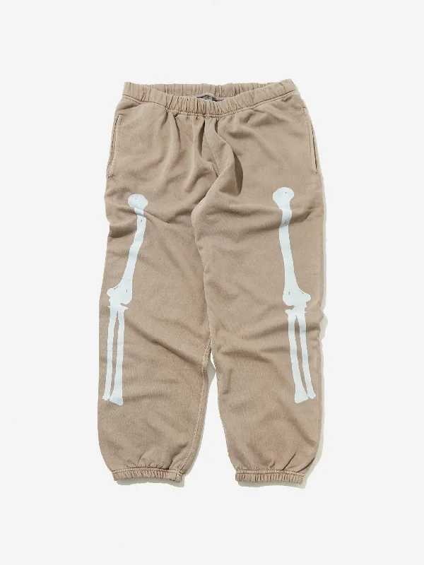 Goodhood Worldwide Bones Sweatpant - Chocolate Brown