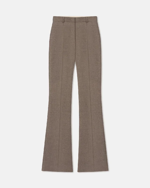 Leena - Heritage Wool Pants - Latte