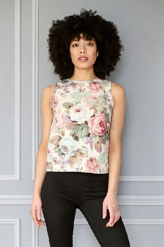 Greyfriars and Grace Barra Button Back Top Casual Women's Loose - fitting