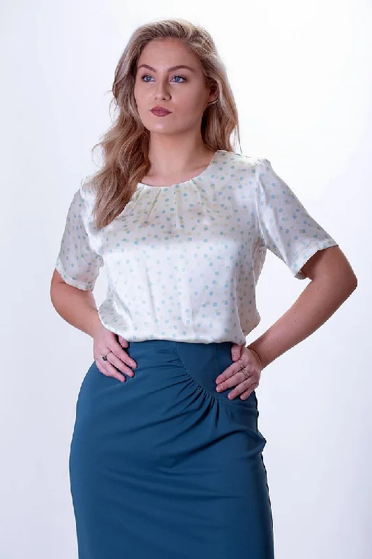 The Pattern Cutters Eclipse Shell Blouse Earthy Women's 