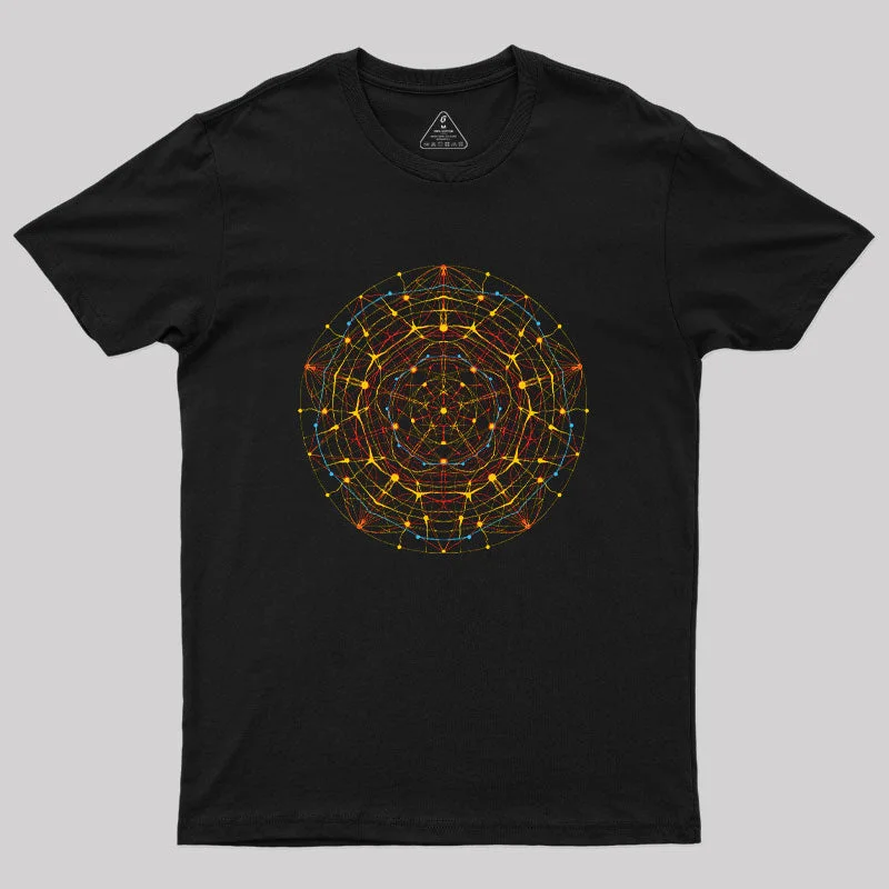 Neural Mandal Nerd T-Shirt Australian Beach