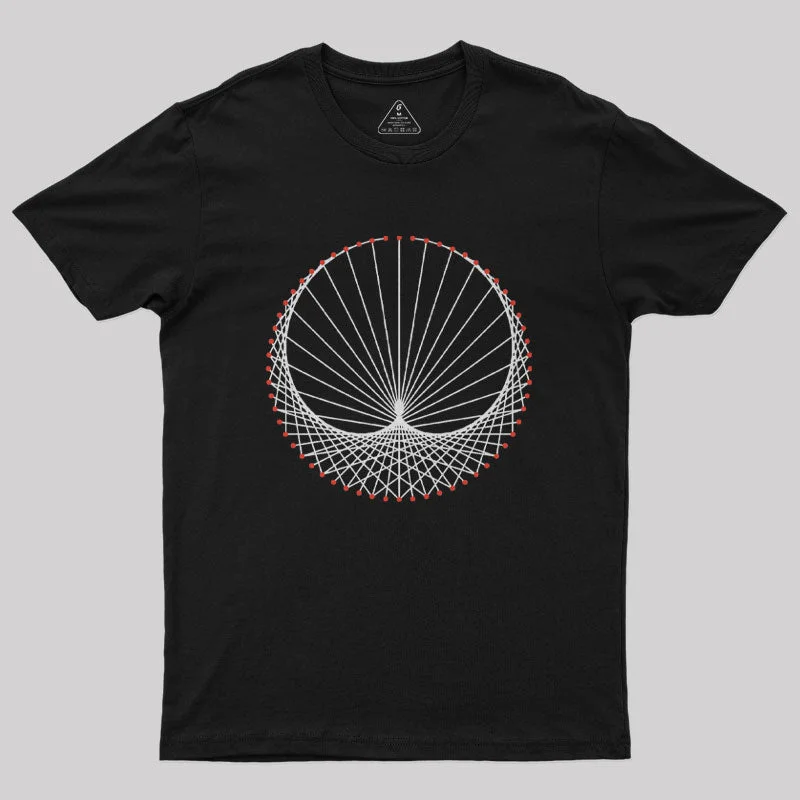 Rolling Circles and Balls Math Geek T-Shirt Trendy Women's 
