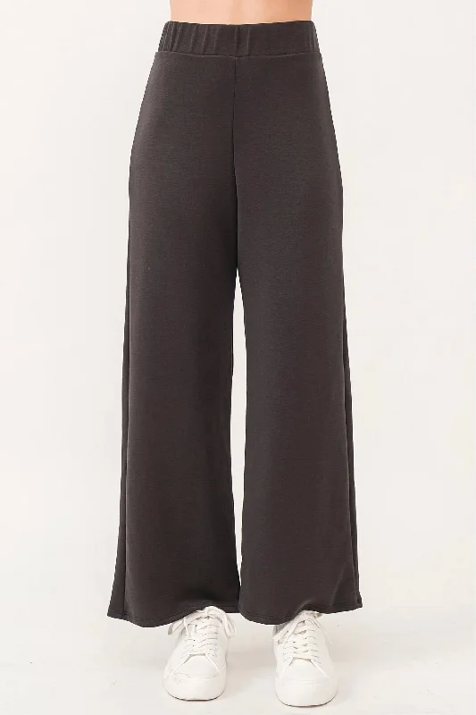 Super Soft Scuba Pants In Black