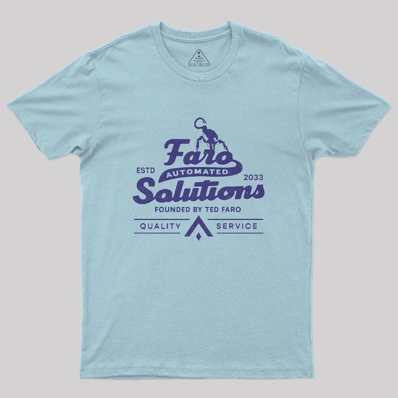 Faro Automated Solutions Vintage Geek T-Shirt British Gentlewoman Style