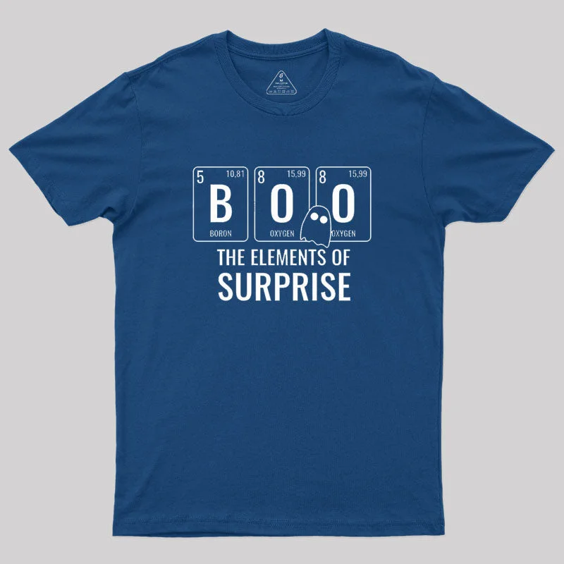 Boo! The Elements of Surprise Geek T-Shirt Australian Beach