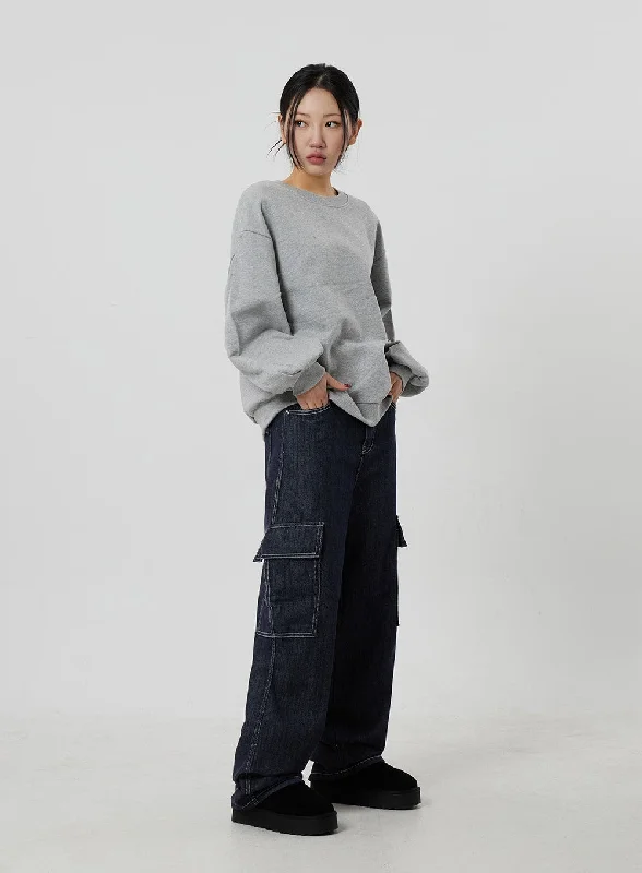 Wide Cargo Jeans CF302