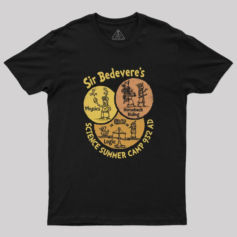 Sir Bedevere's Science Camp Classic T-Shirt Elegant Women's Formal 