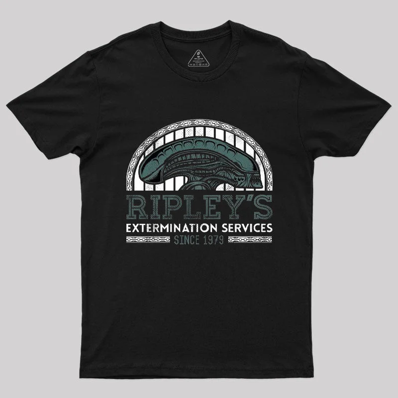 Ripley's Extermination Services T-Shirt Rugged Women's Outdoor 