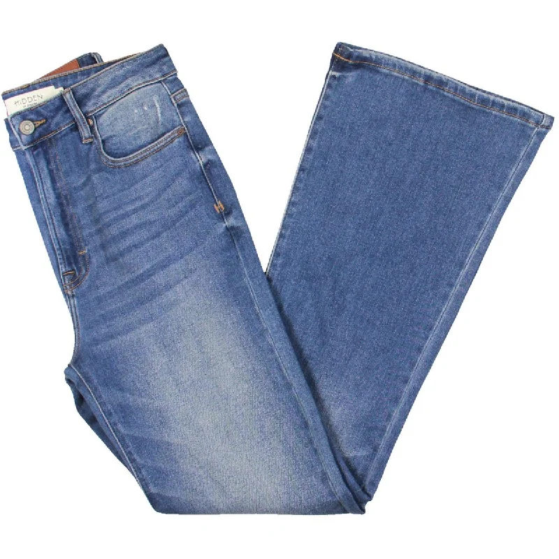 Womens Pocket Belt Loop Skinny Jeans