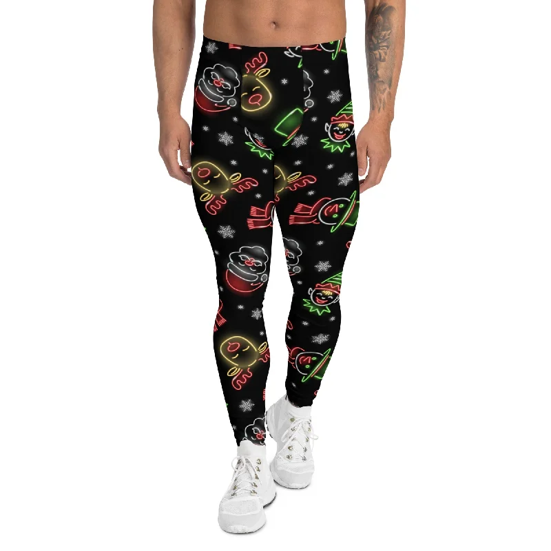 Neon Christmas Men's Leggings