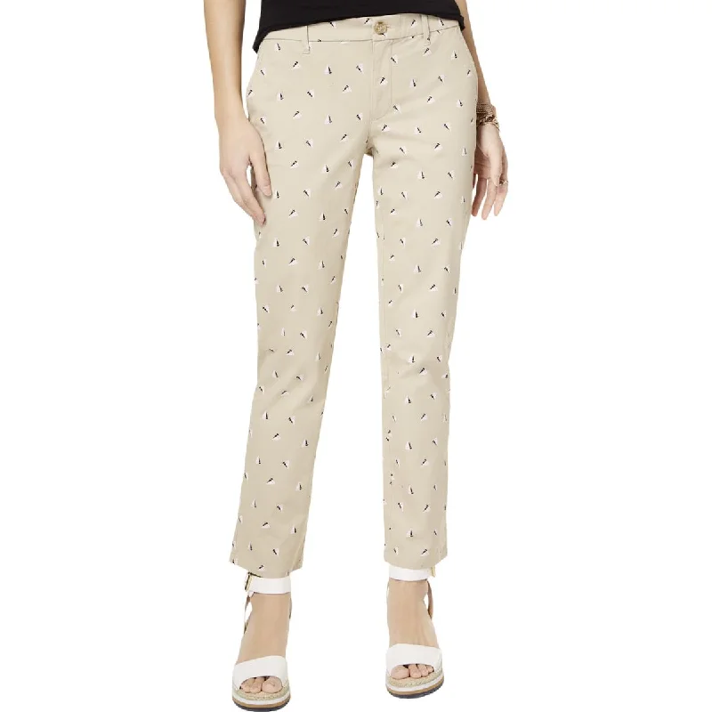 Hampton Womens Slim Fit Printed Chino Pants