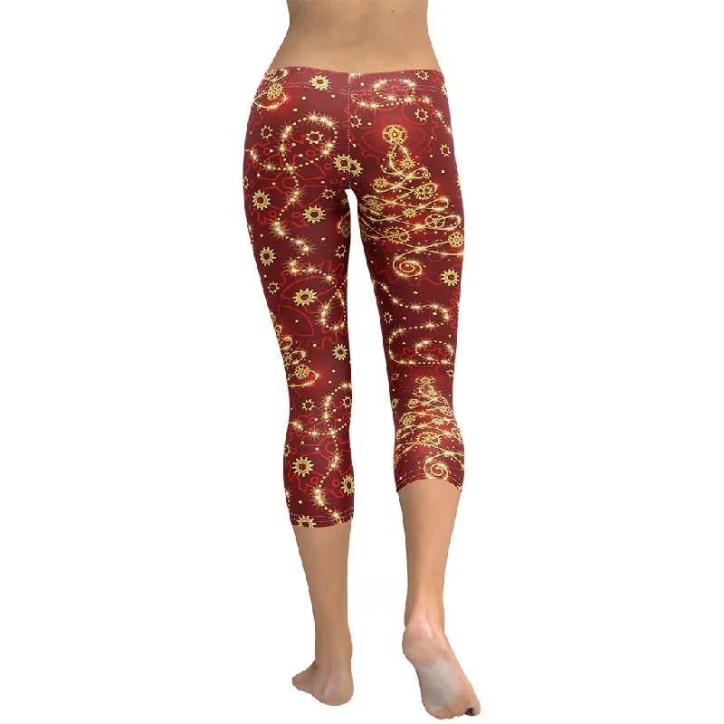 Steampunk Christmas Capris