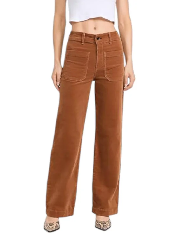 Sailor Cord Pants In Caramel