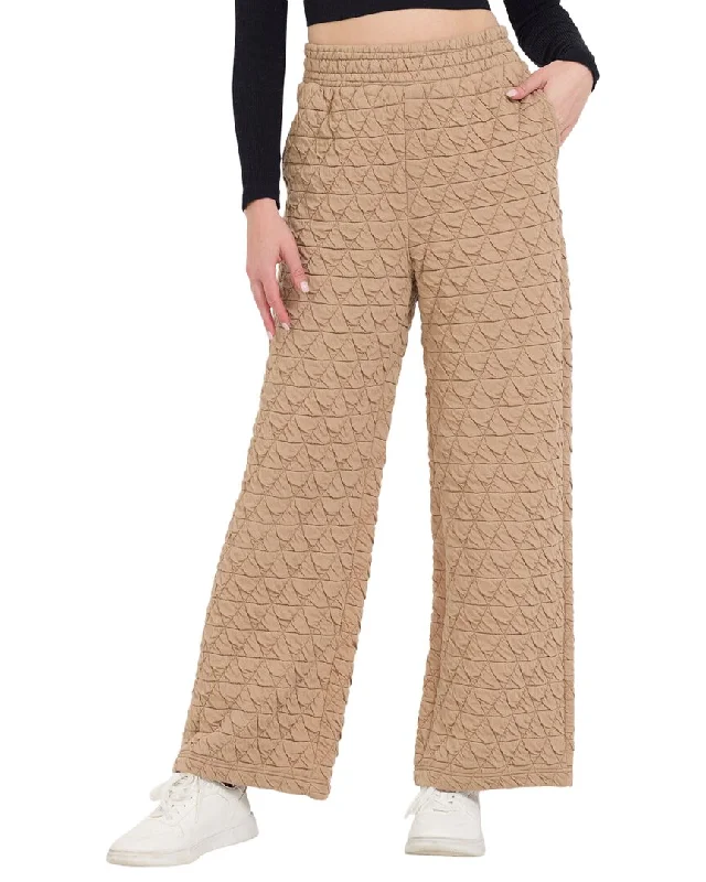 Vintage Havana Quilted Flare Pant