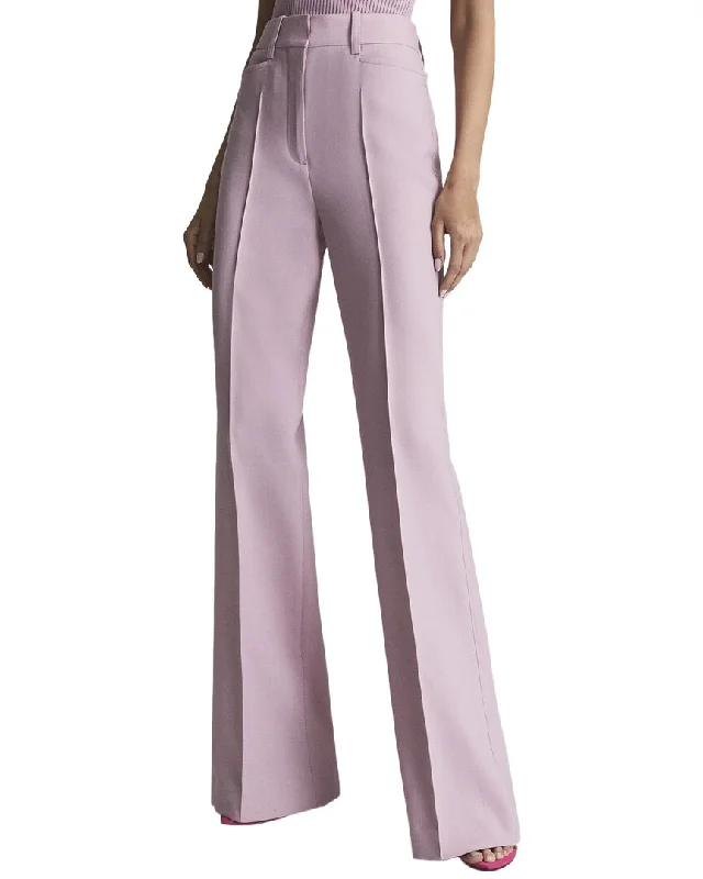 Reiss Aura Tailored Wool-Blend Flare Trouser