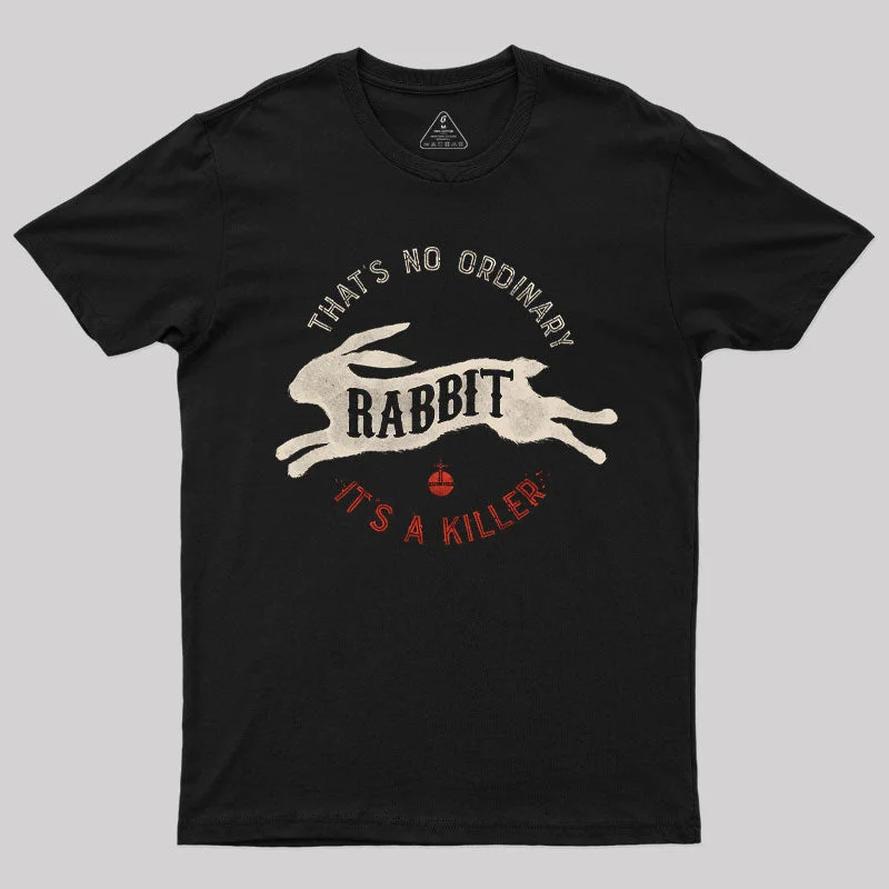 Not An Ordinary Rabbit T-Shirt Cool Women's Distressed