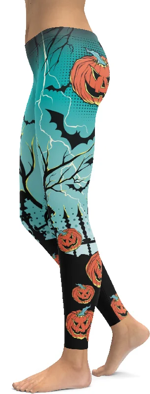 Jack O'Lantern Leggings