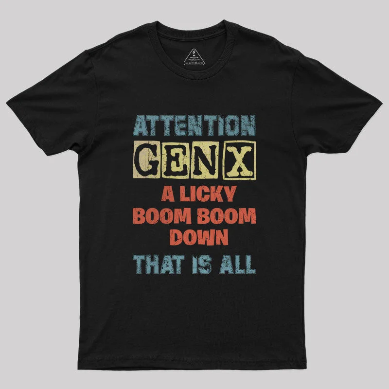 Attention GENX T-Shirt Cool Women's Skate