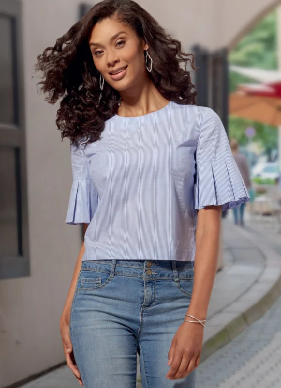 McCalls Tops M8161 Refined Women's Velvet