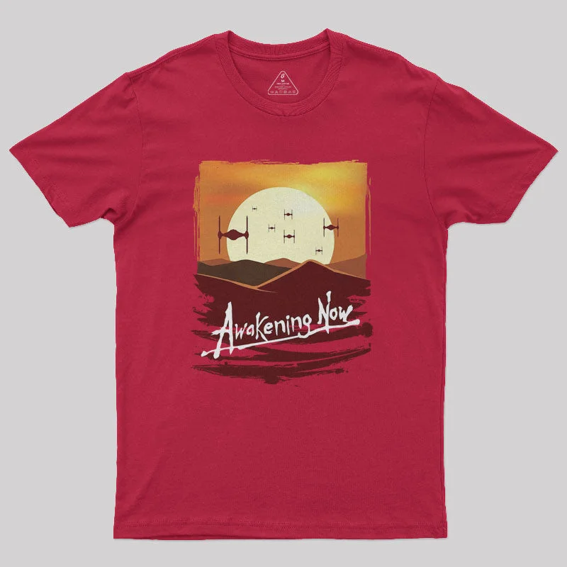 Awakening Now Tie Fighters Geek T-Shirt Street