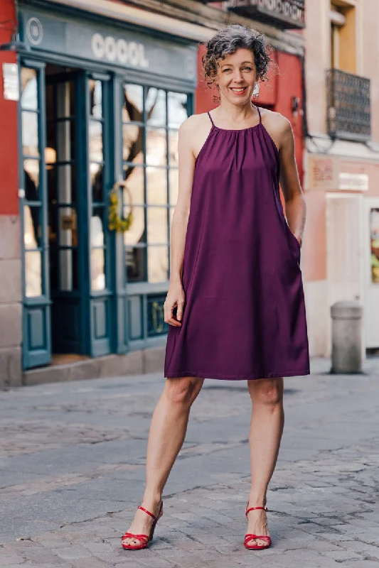 Liesl + Co Enmore Halter Dress and Top Modern Women's 