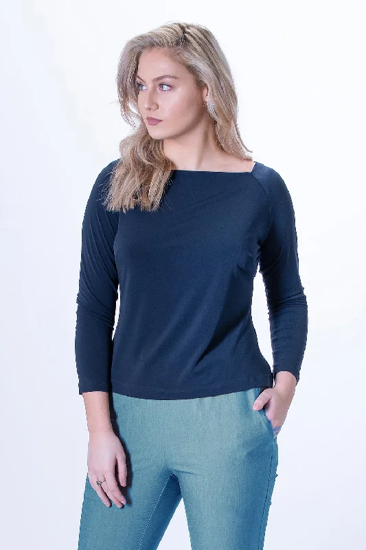 The Pattern Cutters Odessa Jersey Top Cashmere