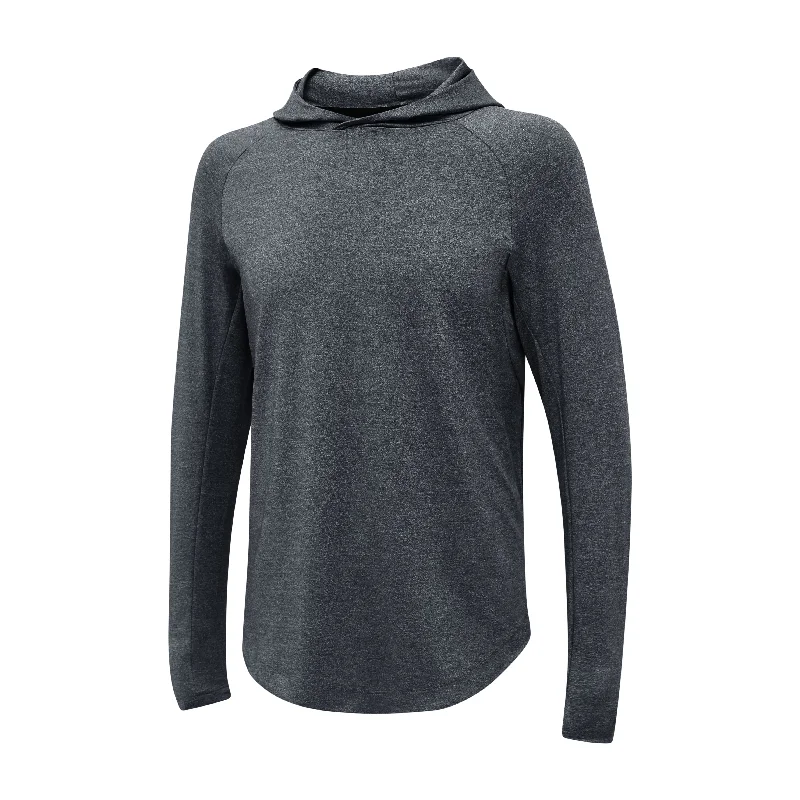 Charcoal Heather Light Weight Performance Hoodie Earthy Women's 