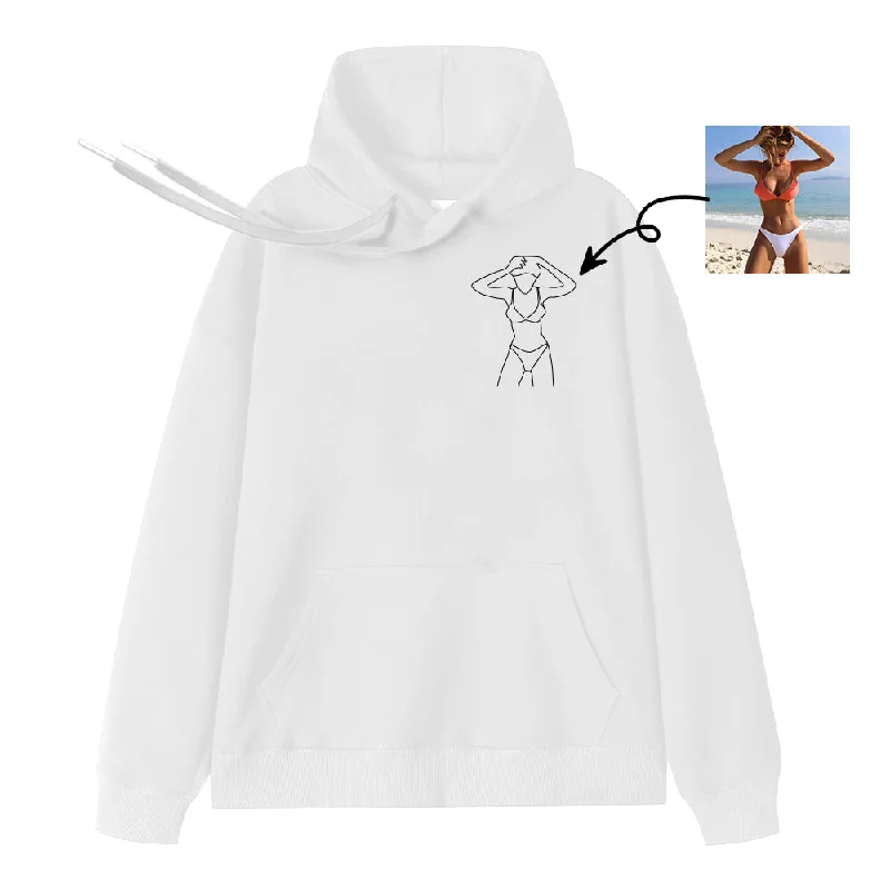 Custom Sexy Photos Line Drawing Upload Your Exclusive Photo Scandinavian
