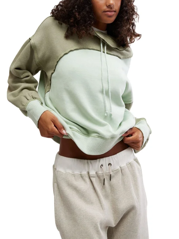 Free People Movement Colorblock Homestretch Pullover - Sage Stone Combo Athletic Women's 