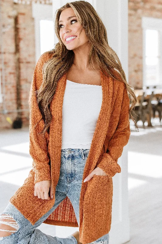 Jerilyn Textured Knit Cardigan | S-XL Cozy Women's Sherpa - lined