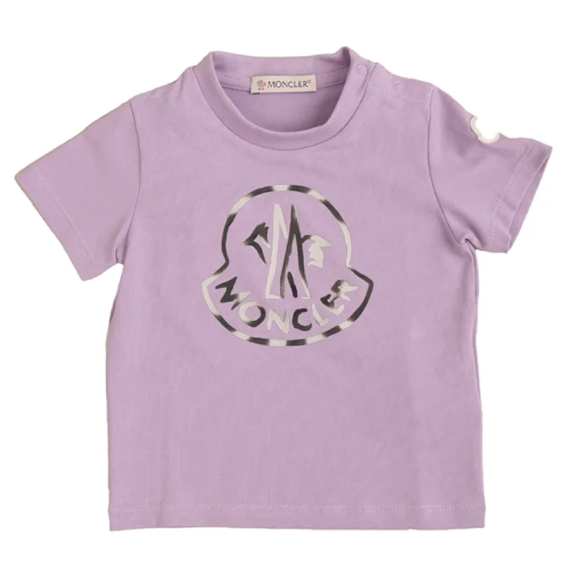 Moncler T-Shirt Lilac Sleek Women's 