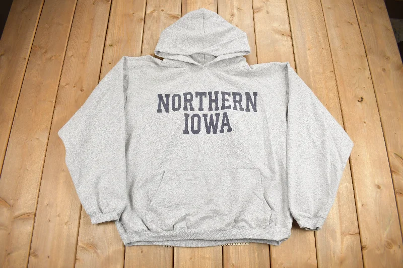 Vintage 1990s University of Northern Iowa Collegiate Hoodie Athletic Women's 