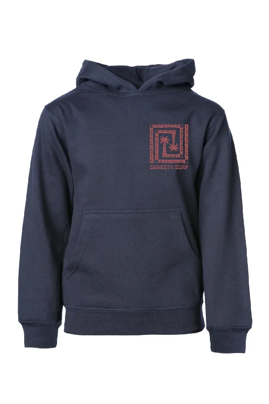 Seaesta Surf Malibu Hoodie / Youth / Navy Disco