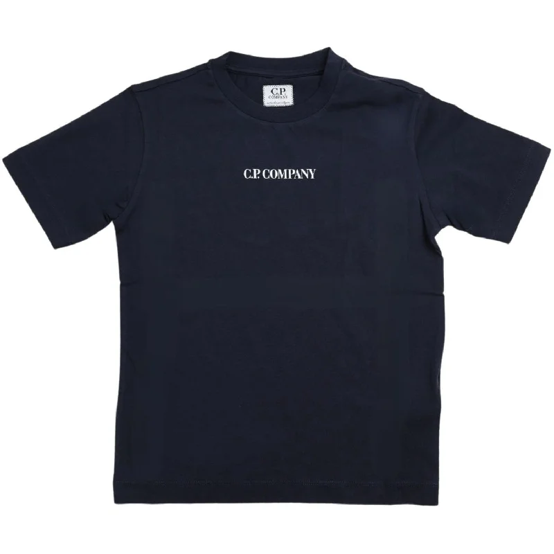 C.P. Company Total Eclipse Blue T-Shirt Sophisticated Women's 