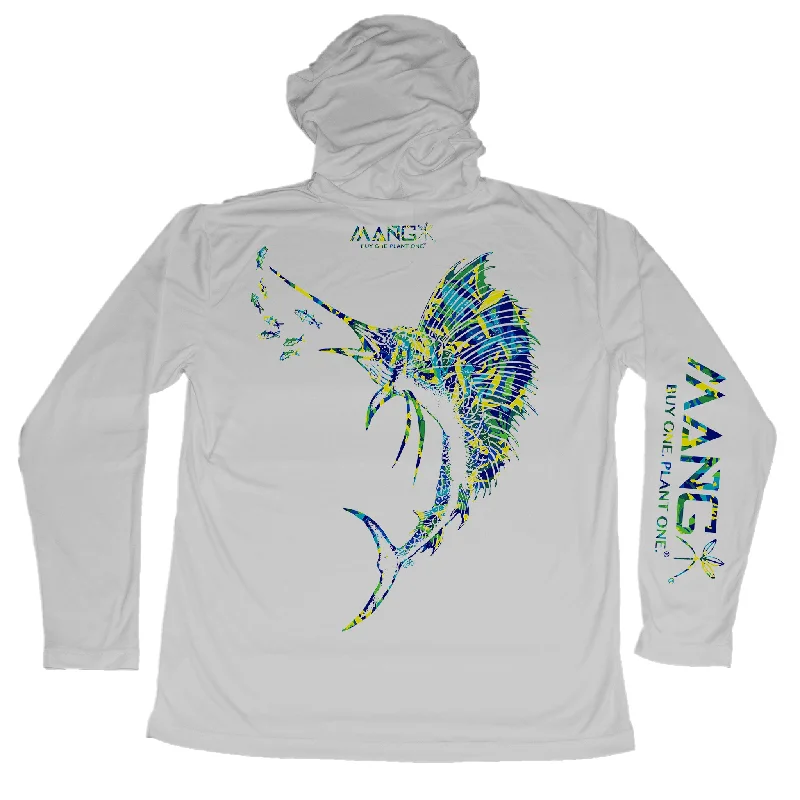 Sailfish Blue Crush Hoodie Artistic Women's Hand - painted