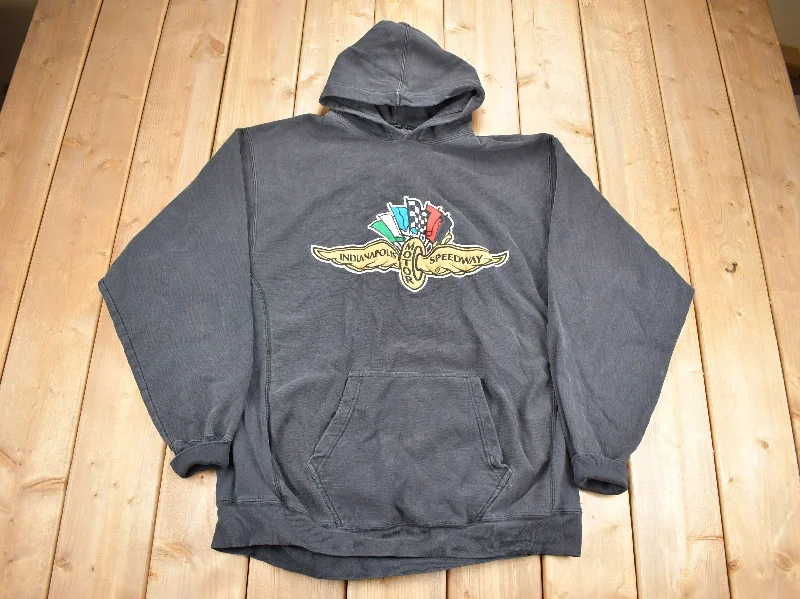 Vintage 1990s Indianapolis Motor Speedway Hoodie Cozy Women's Winter