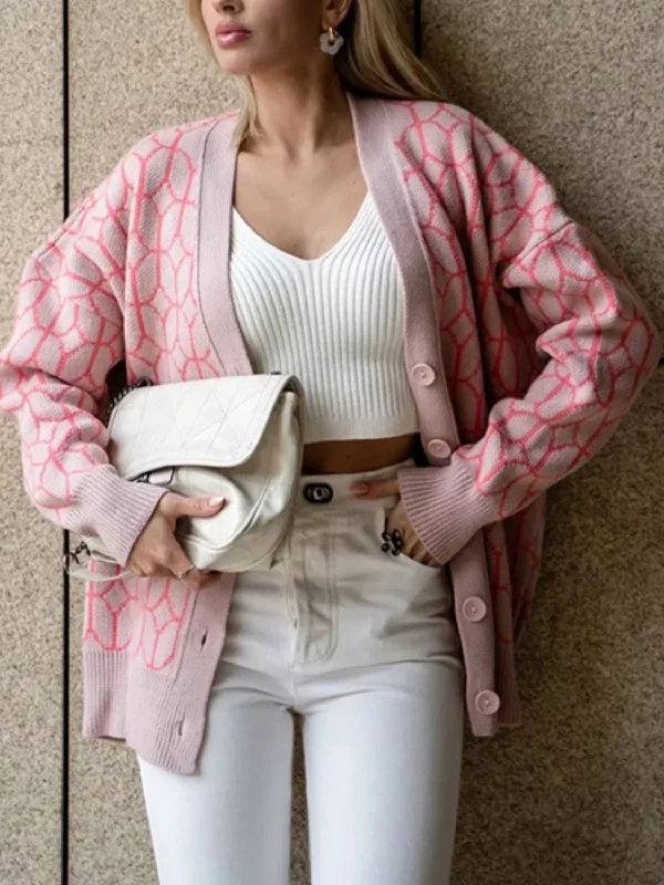 Button Up Long Sleeve Cardigan garde
