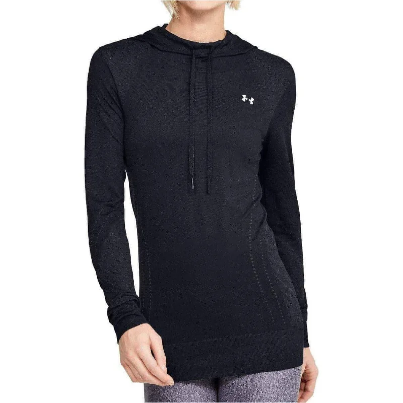 Under Armour Seamless Womens Training Hoody - Black Preppy Women's College