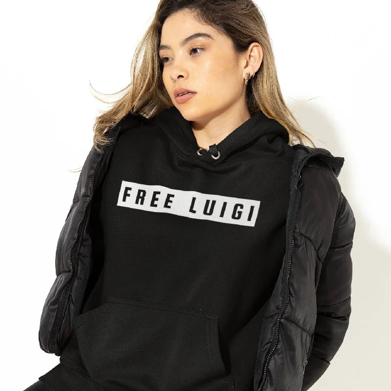 Free Luigi Limited Edition Unisex Hoodie Stylish Women's Neon