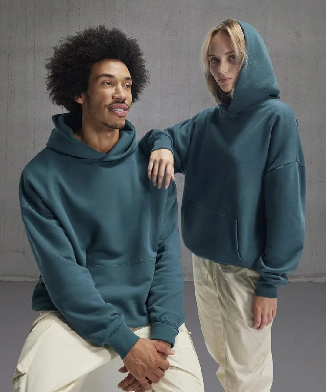 Unisex B&C 350gsm Influence Heavyweight Oversized Cotton-Rich Hoody {BA034} Artistic Women's Hand - painted
