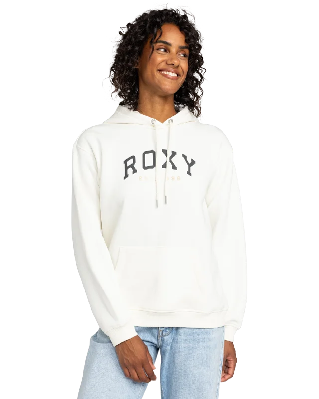 Surf Stoked Hoodie in Egret Athletic Women's High - 