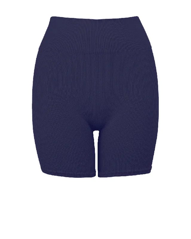 RIBBED COMPOSED Shorts | Eclipse Relaxed Women's 