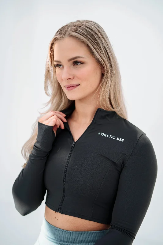 Essential Jacket Dark Grey Tough Women's Military - inspired
