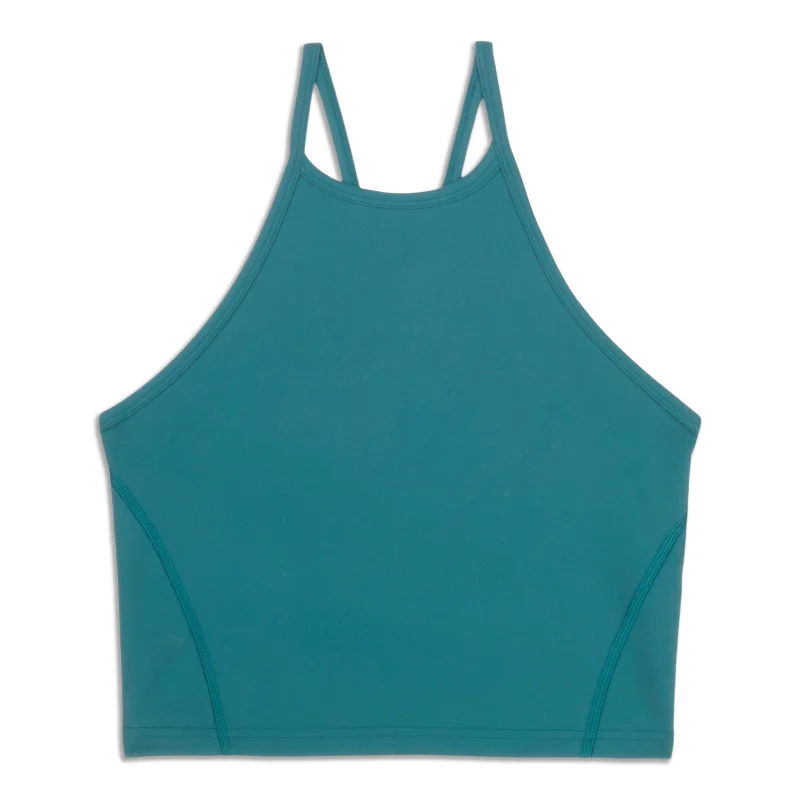 Wunder Train High Neck Cross-Back Tank - Resale Traditional Women's 